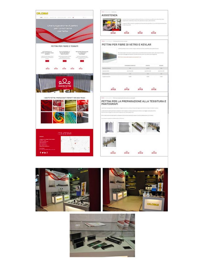 Colciago Pettini - Brochure, Sito e Stand